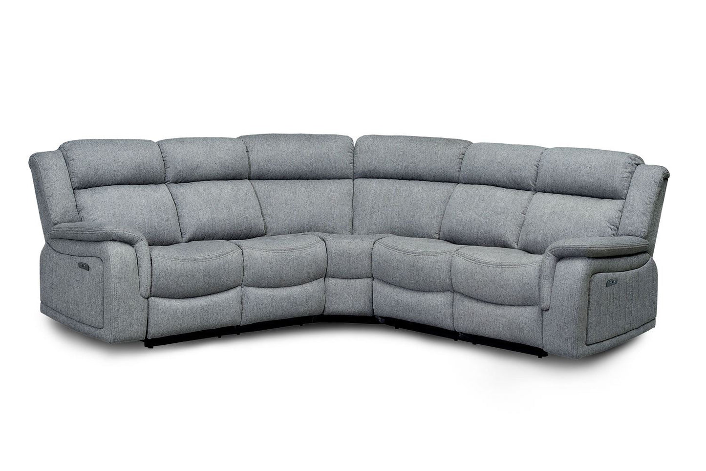 Lindy Electric Recliner Sofa Grey Large Corner at Dreamy furniture store
