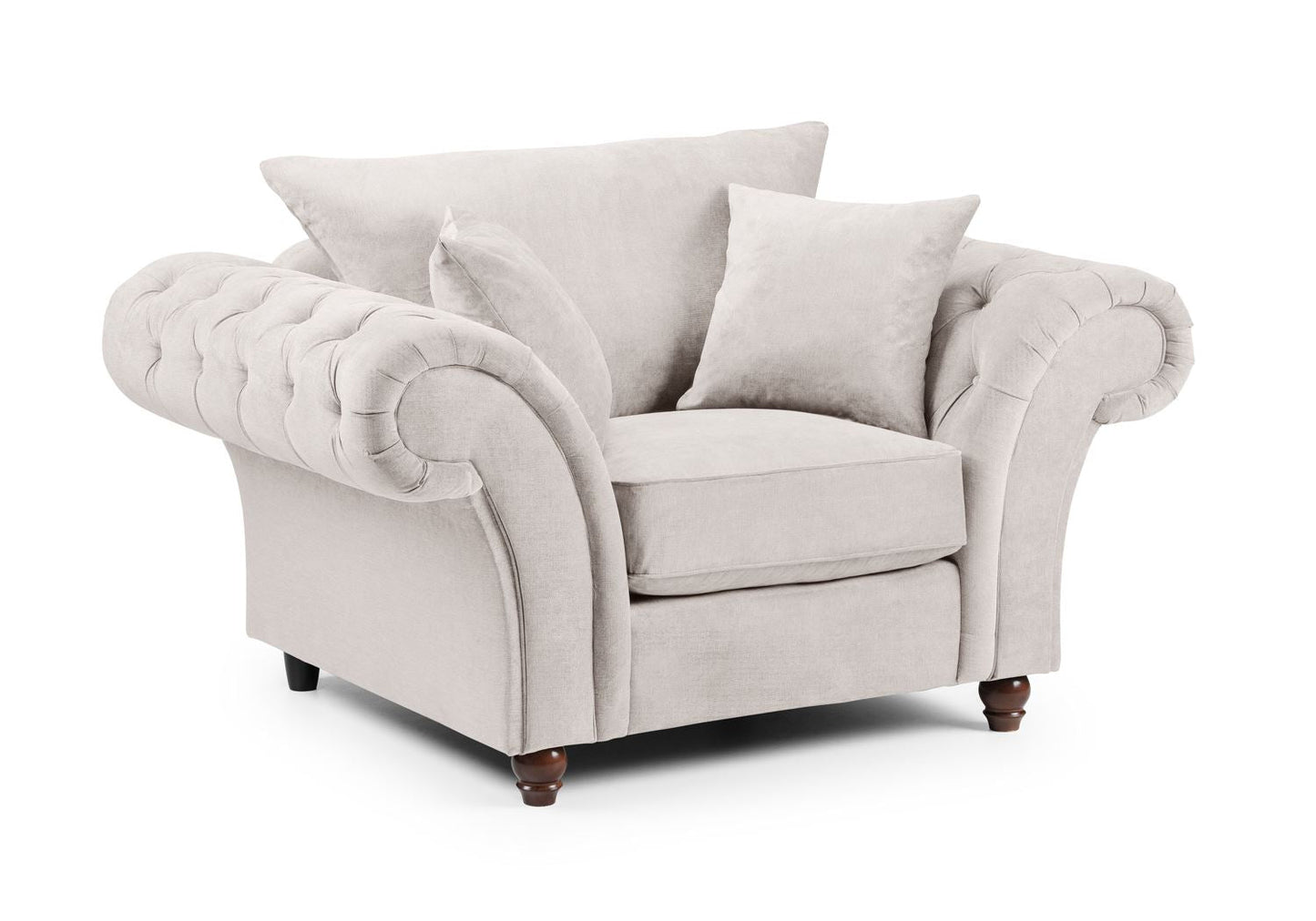 Willow Stone Armchair sofa - premium fullback sofa with UK and Isle of Man delivery