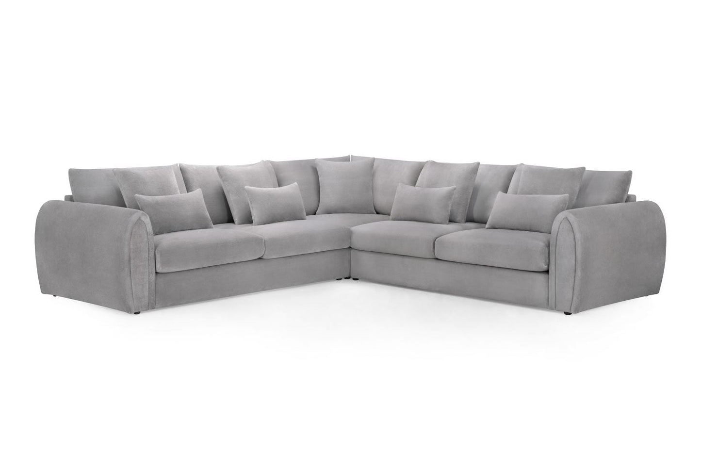 Milo Sofa Grey Large Corner at Dreamy furniture store