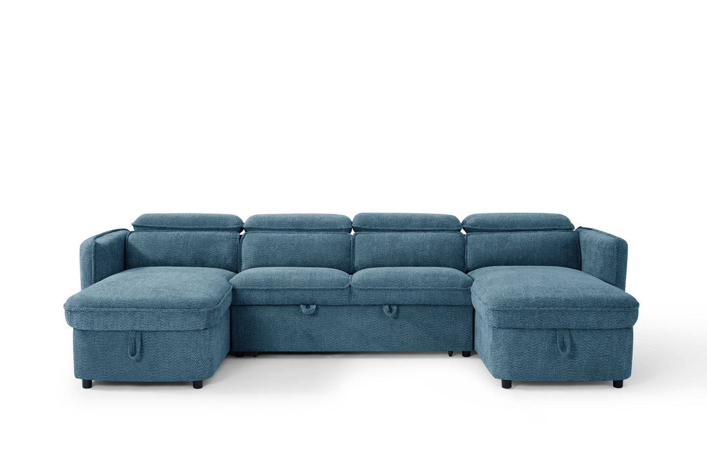 Camila Sofabed Blue U Shape Corner - Camila sofa range - Dreamy furniture Isle of Man and UK