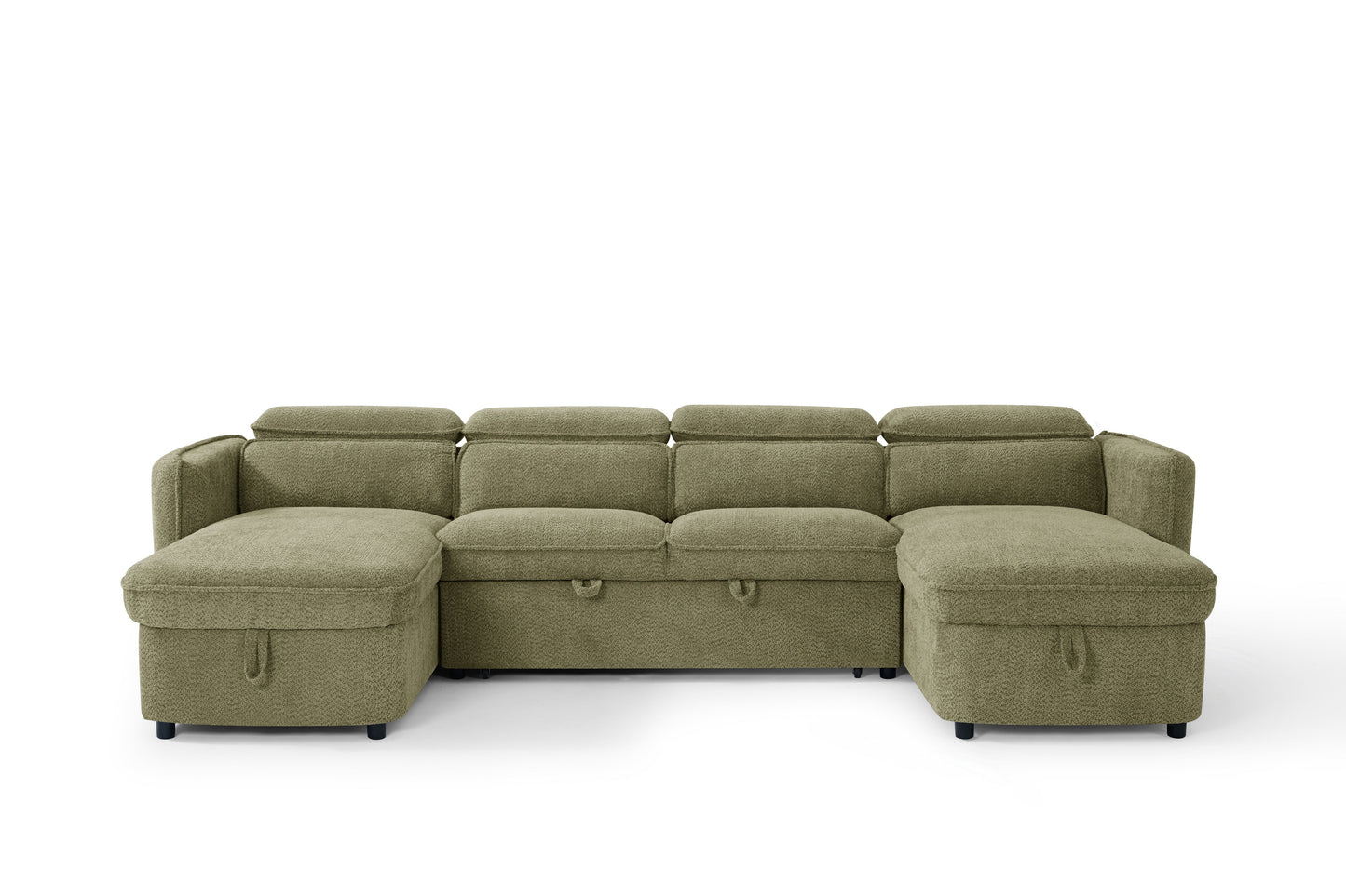 Camila Sofabed Green U Shape Corner - Camila sofa range - Dreamy furniture Isle of Man and UK