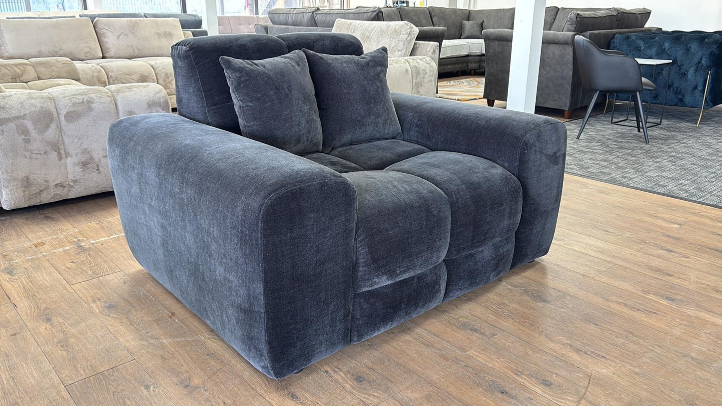 Joanna Sofa Black Armchair from Dreamy - sofa with free Isle of Man and UK delivery