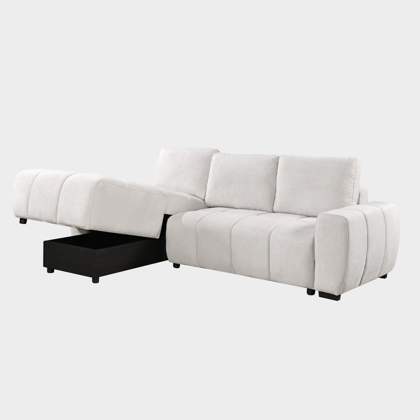Lora Sofa Bed Stone Left Hand Facing Corner