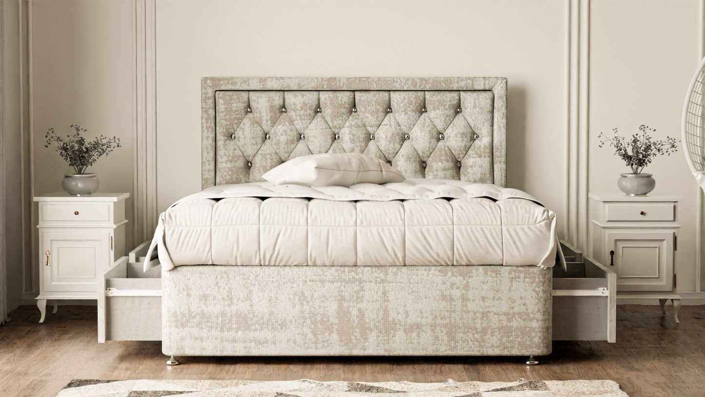 Madrid Chesterfield Divan Bed