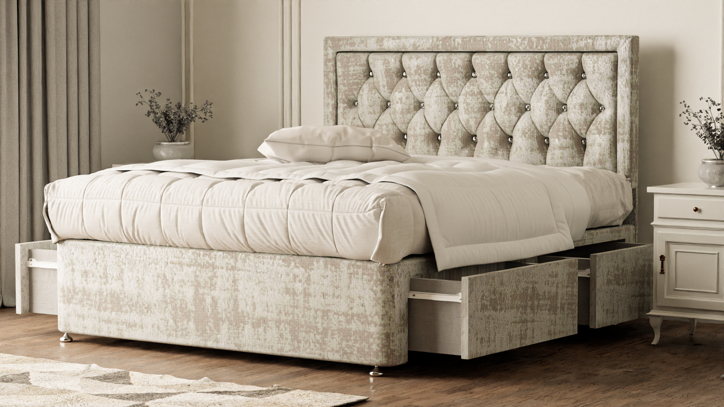 Madrid Chesterfield Divan Bed