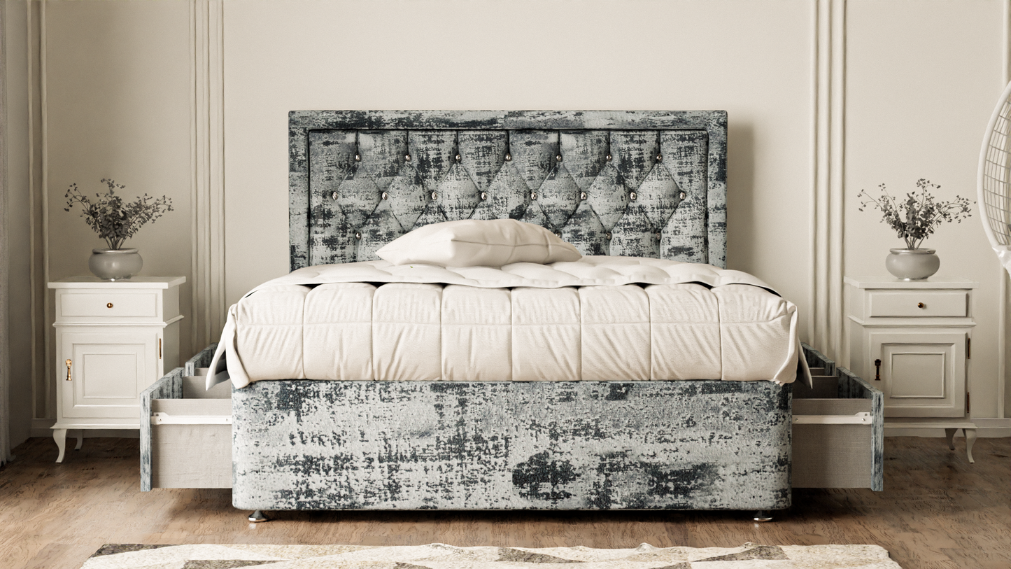 Madrid Chesterfield Divan Bed