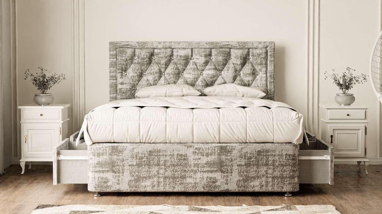 Madrid Chesterfield Divan Bed