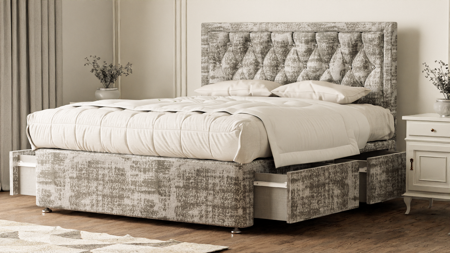 Madrid Chesterfield Divan Bed