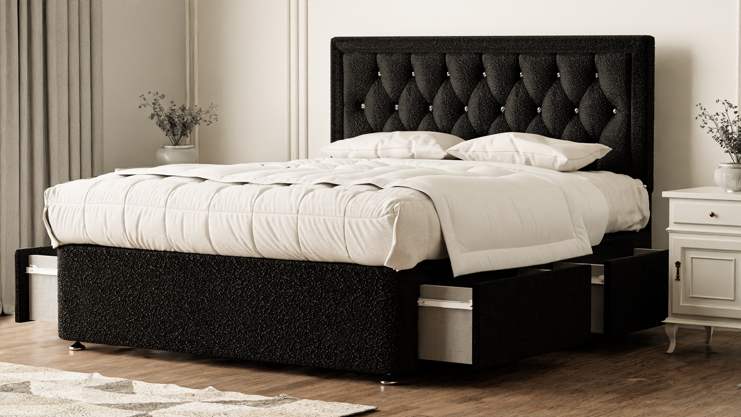 Madrid Chesterfield Divan Bed