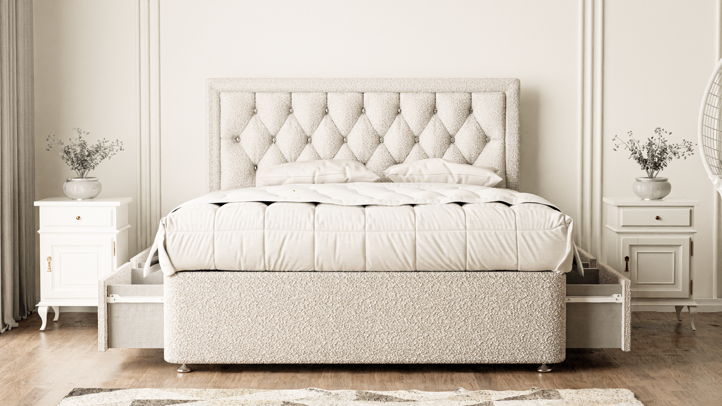 Madrid Chesterfield Divan Bed