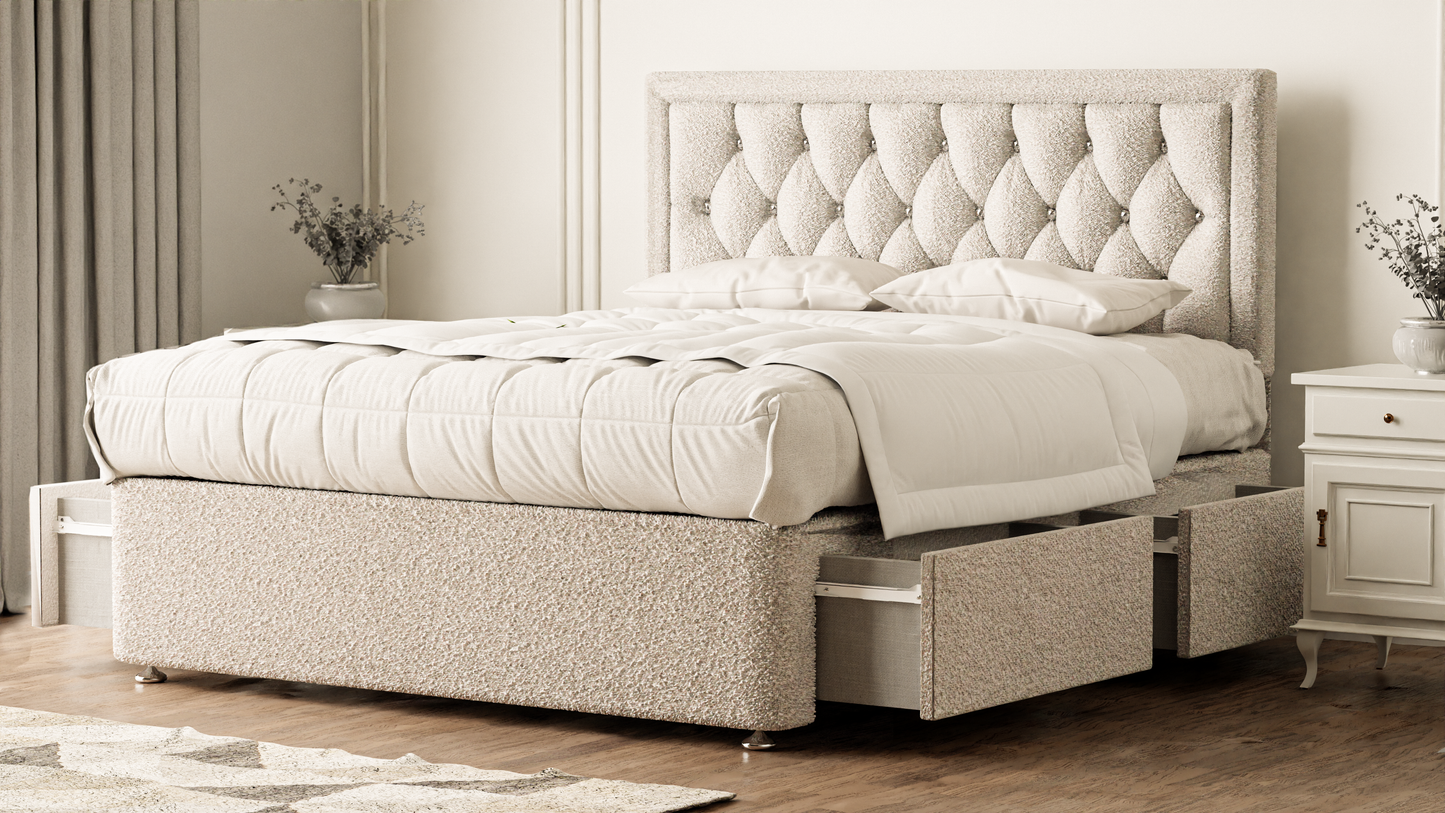 Madrid Chesterfield Divan Bed