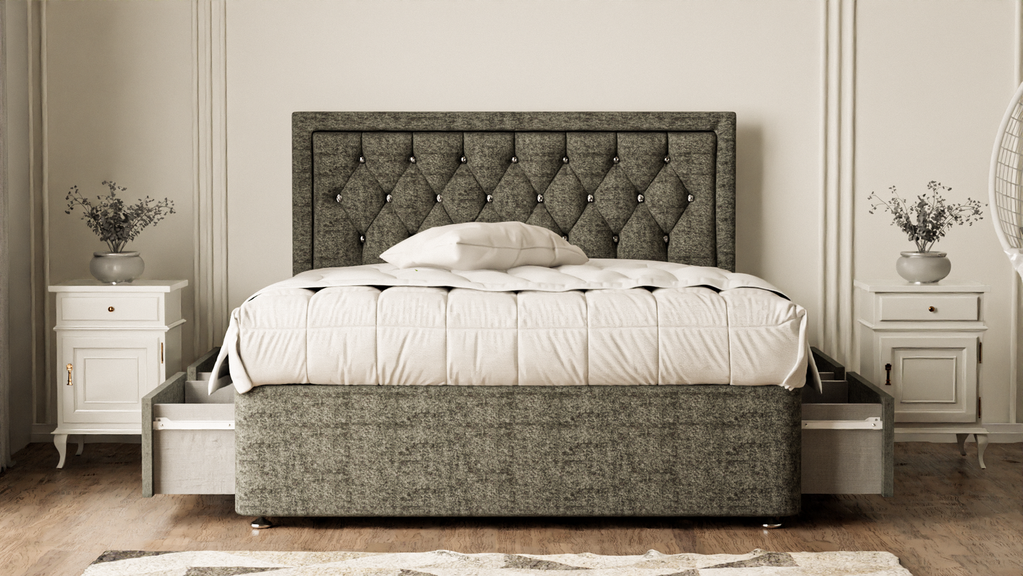 Madrid Chesterfield Divan Bed