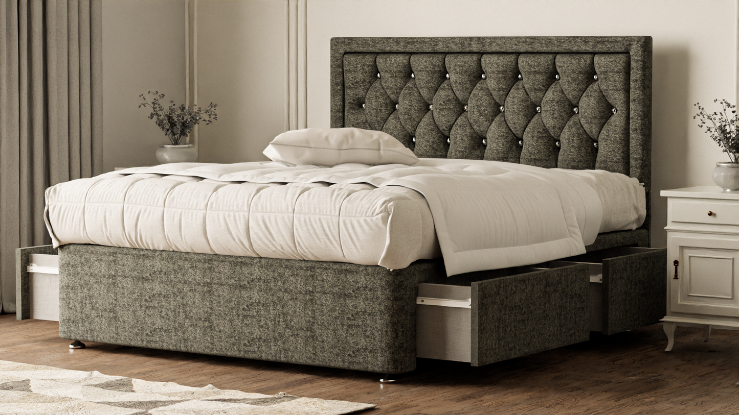 Madrid Chesterfield Divan Bed