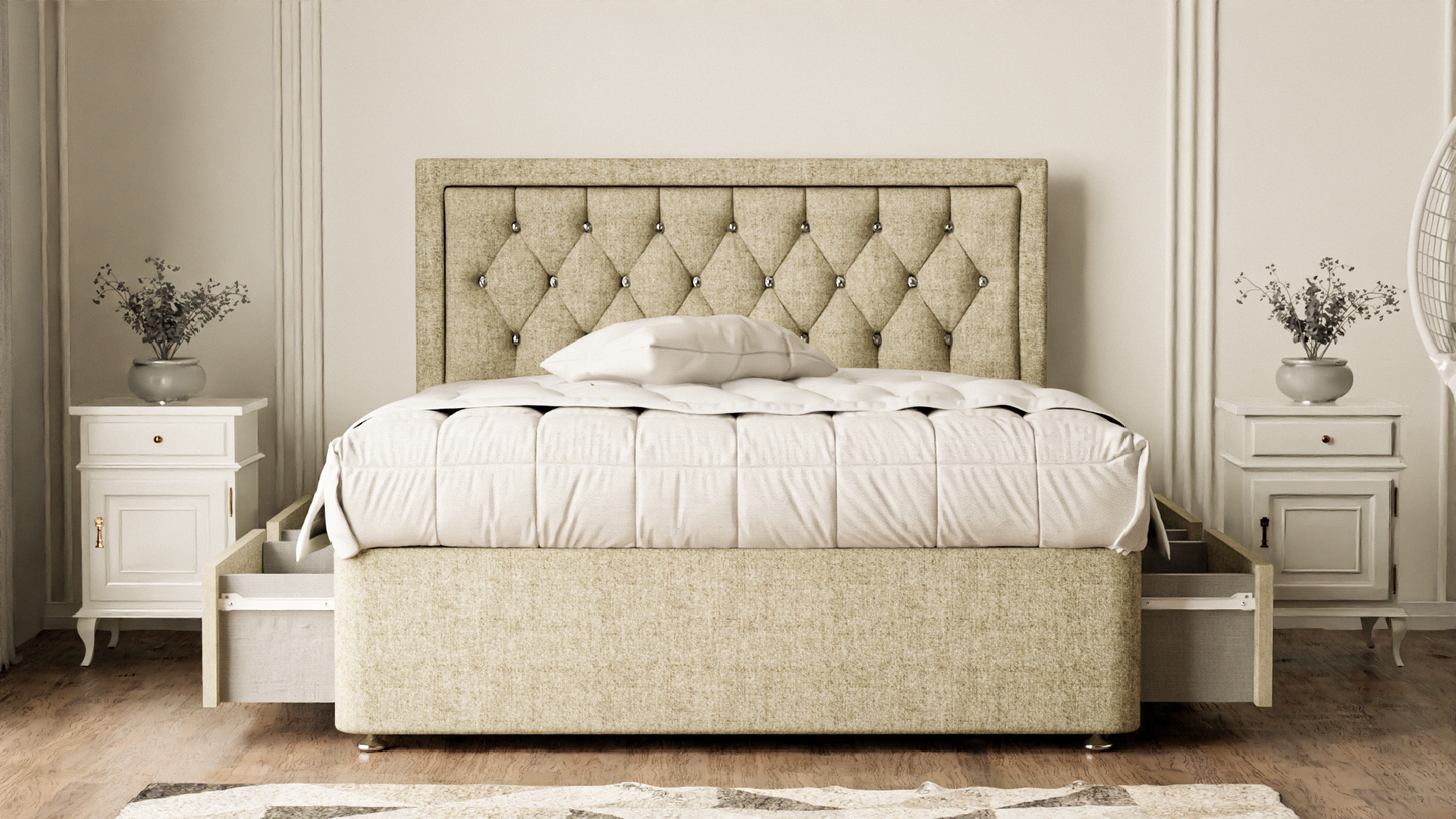Madrid Chesterfield Divan Bed