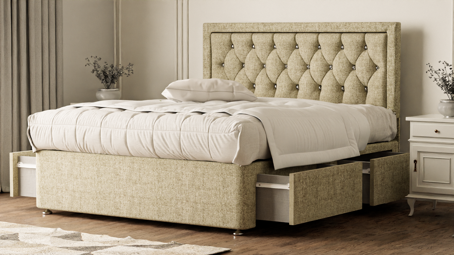 Madrid Chesterfield Divan Bed