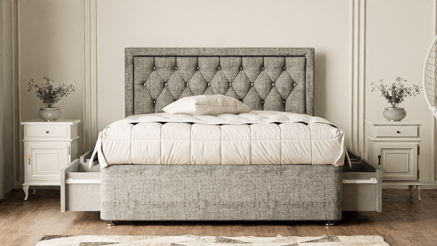 Madrid Chesterfield Divan Bed