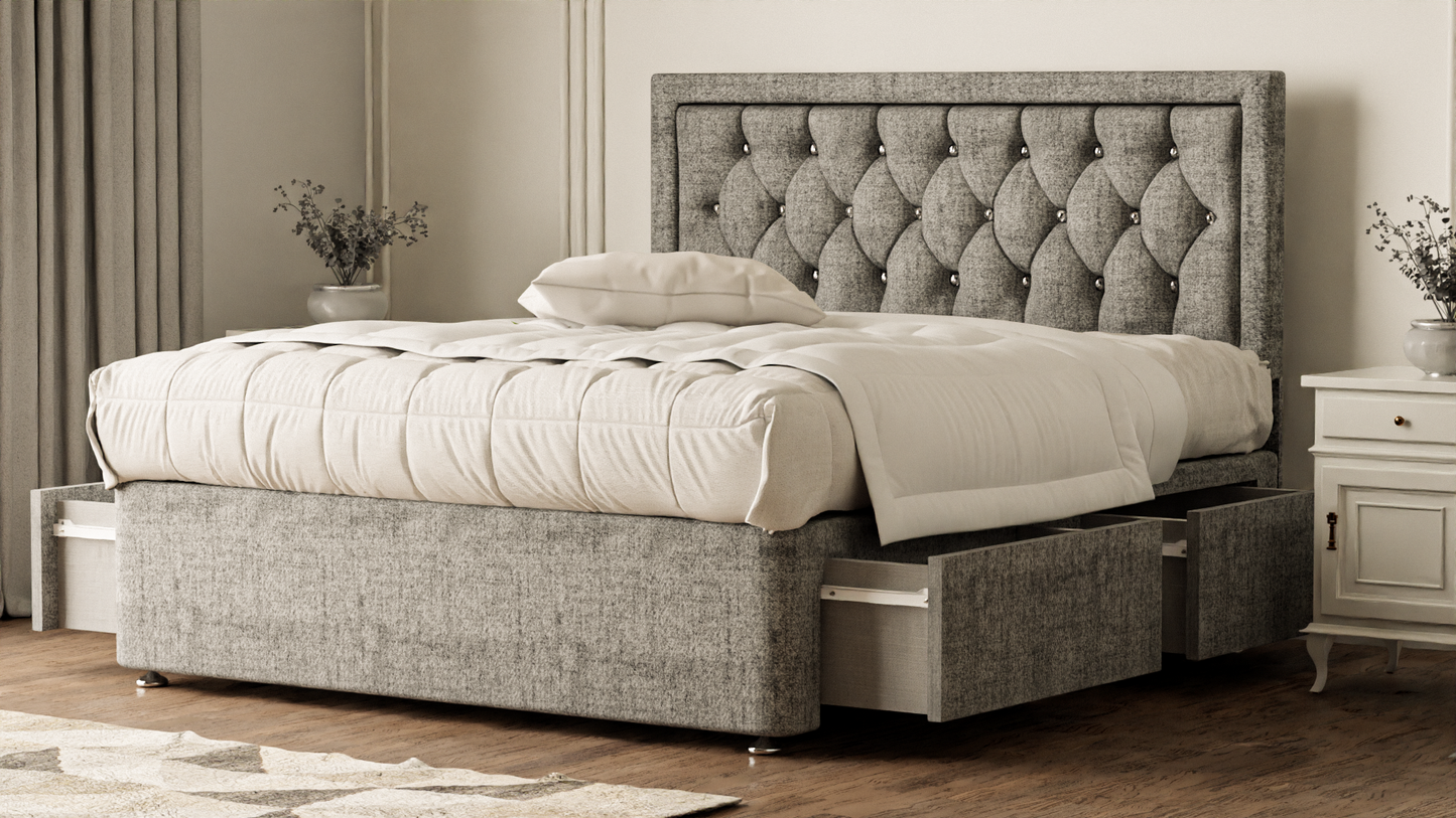 Madrid Chesterfield Divan Bed