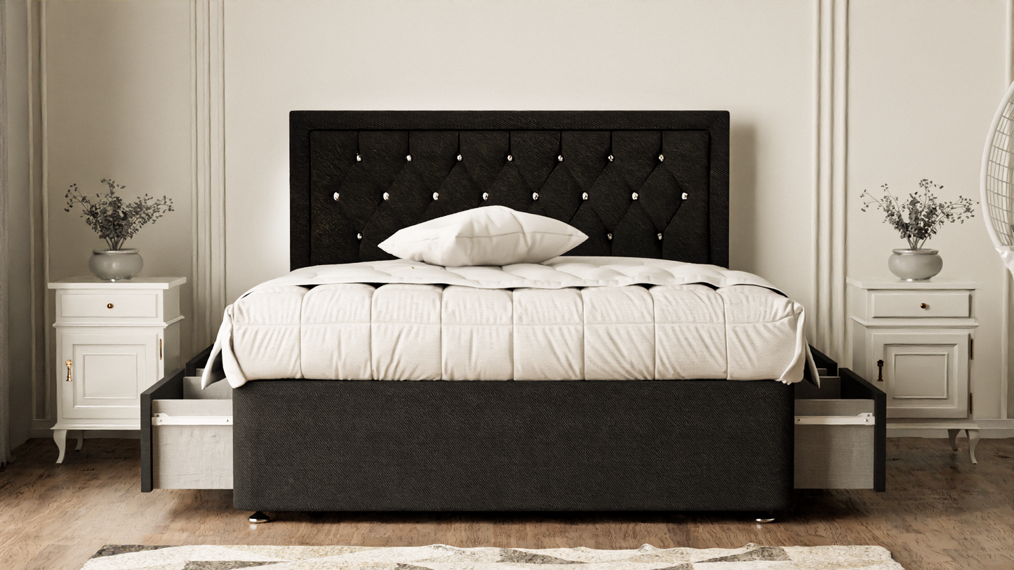 Madrid Chesterfield Divan Bed