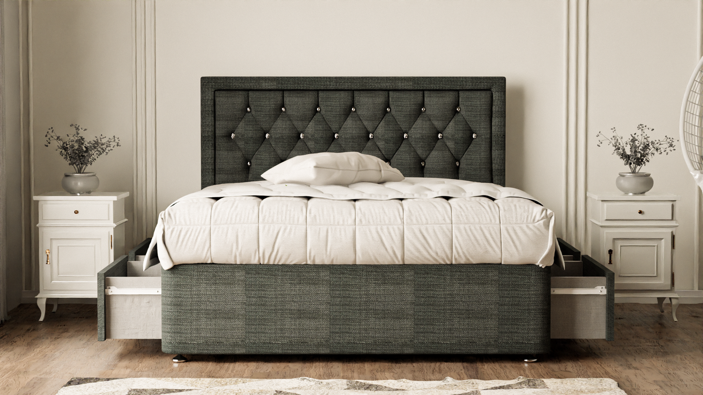 Madrid Chesterfield Divan Bed