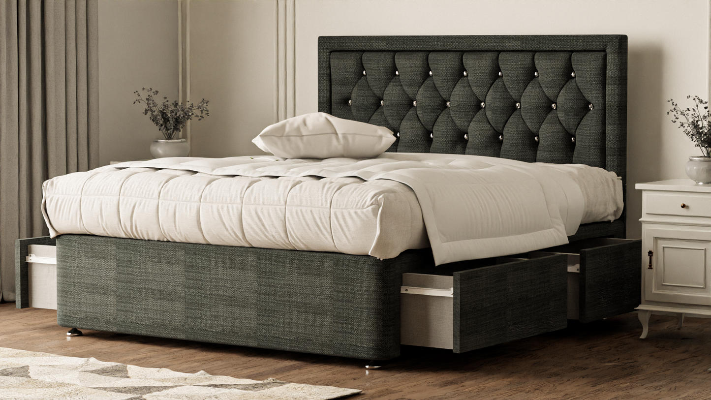 Madrid Chesterfield Divan Bed