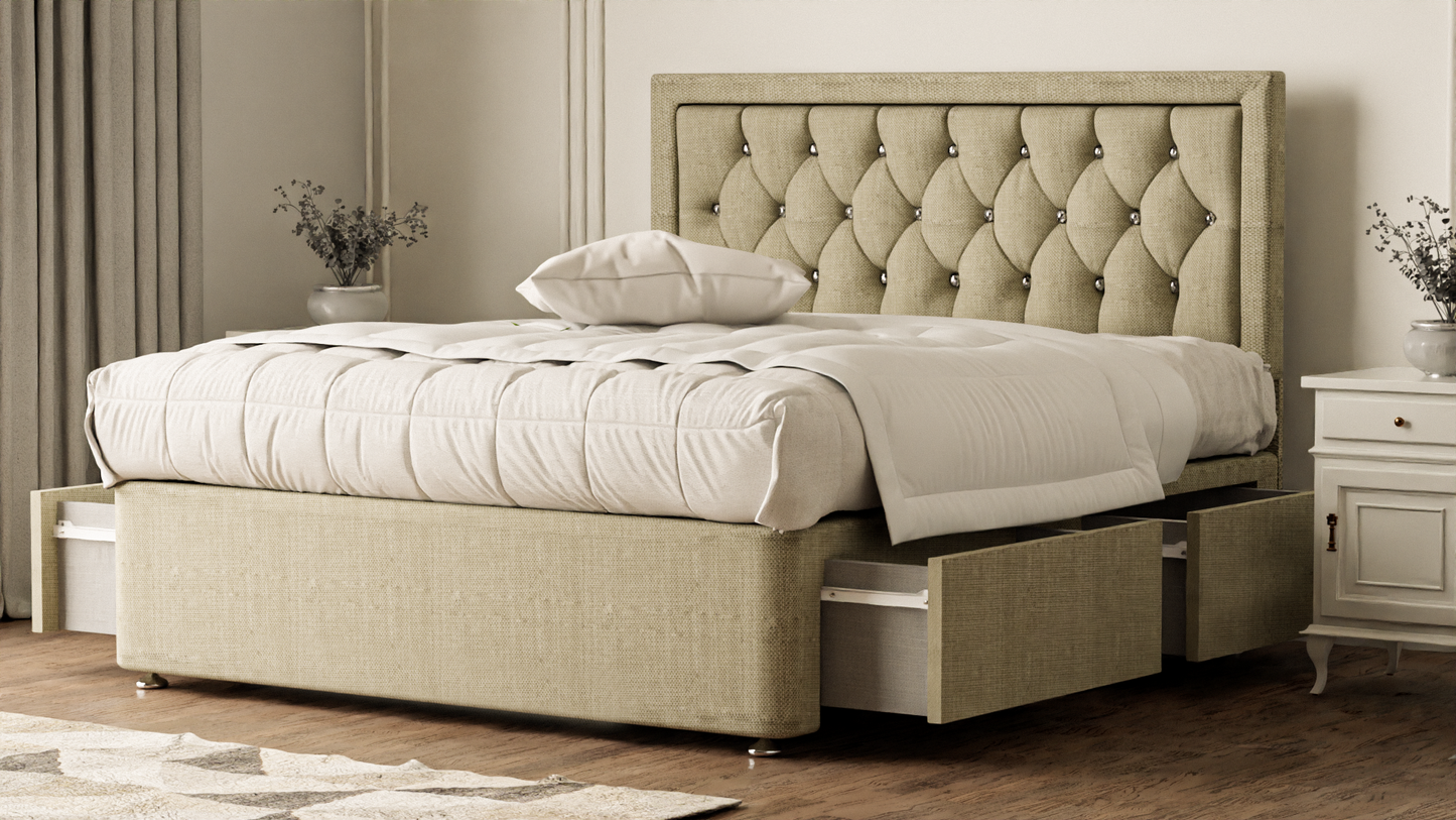 Madrid Chesterfield Divan Bed
