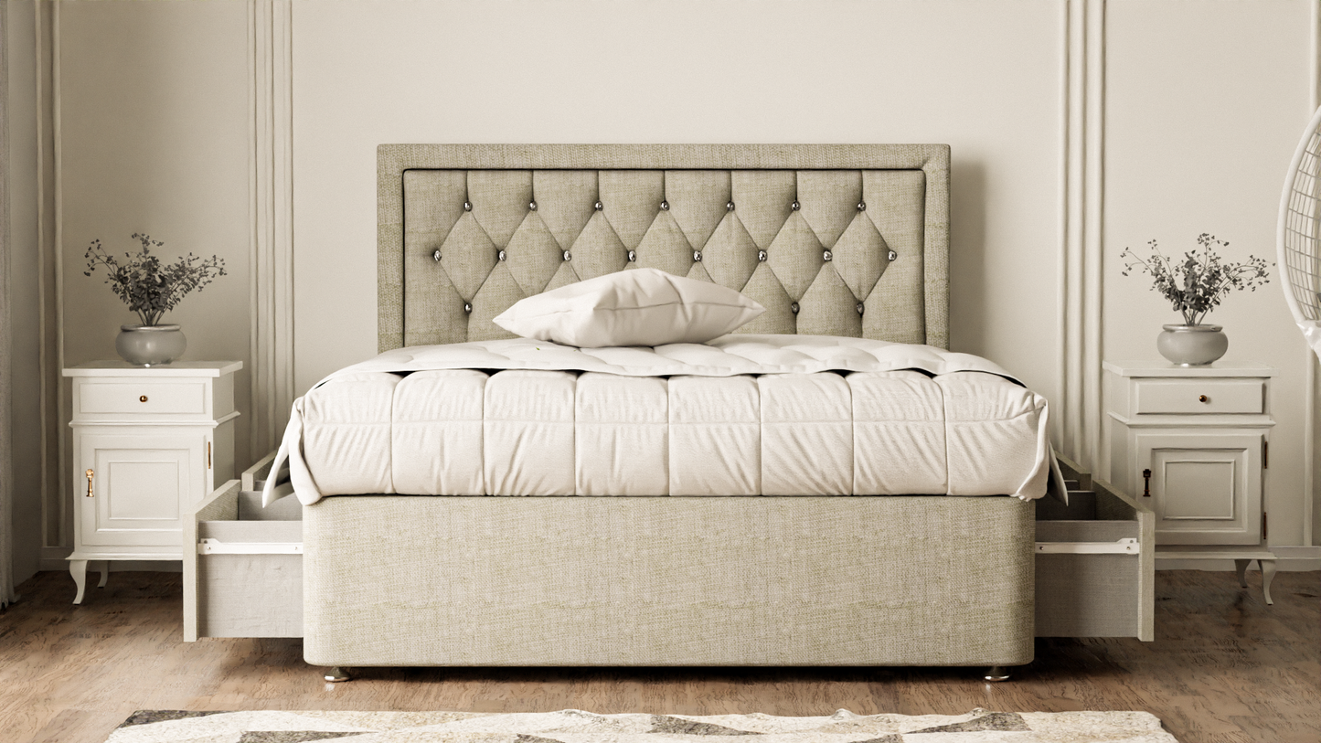 Madrid Chesterfield Divan Bed