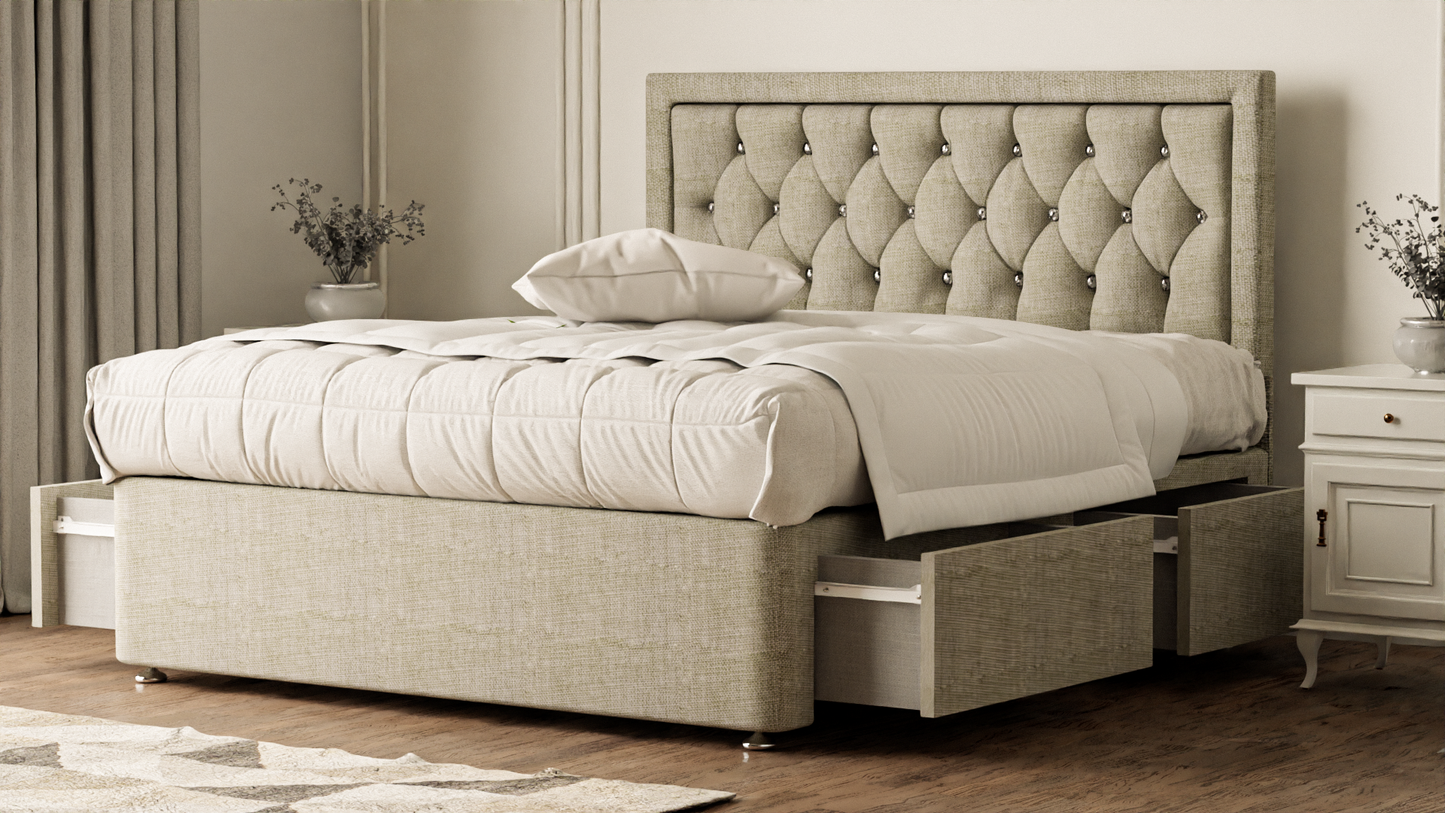 Madrid Chesterfield Divan Bed