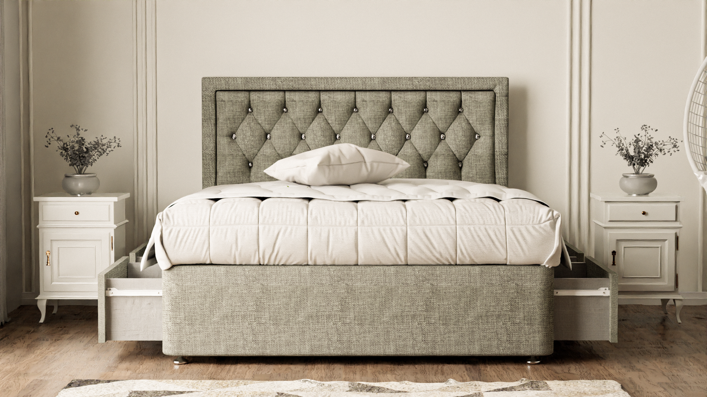 Madrid Chesterfield Divan Bed