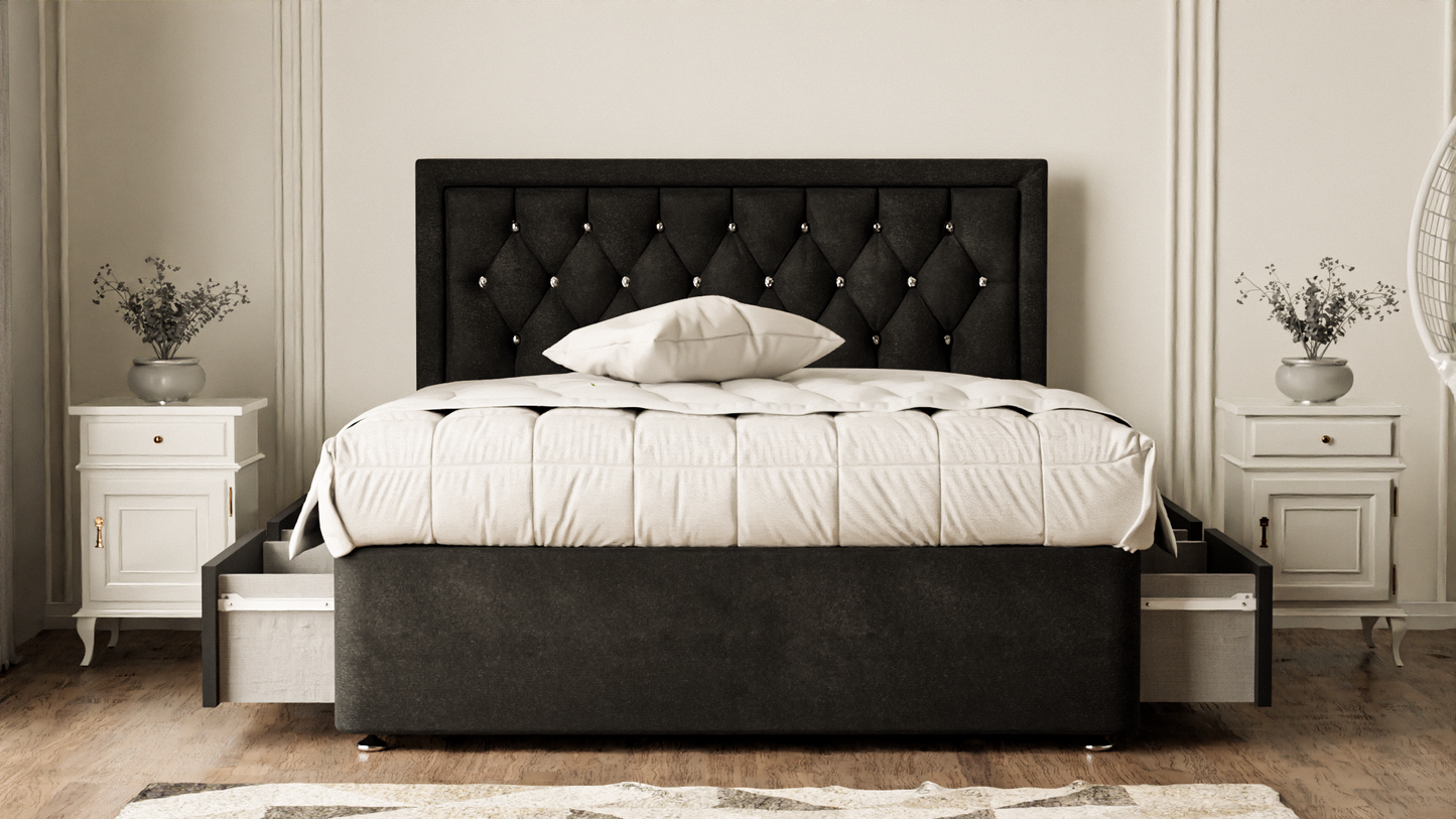 Madrid Chesterfield Divan Bed