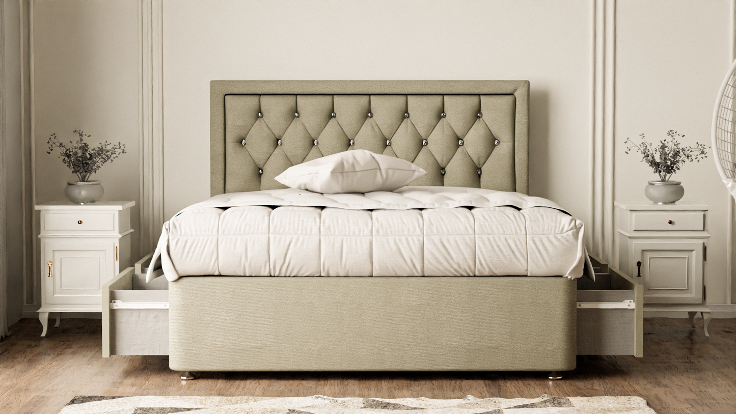 Madrid Chesterfield Divan Bed