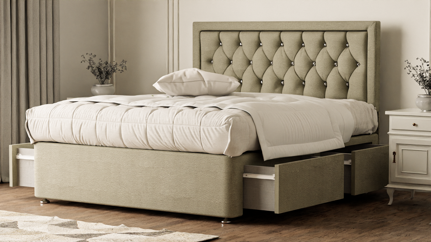 Madrid Chesterfield Divan Bed