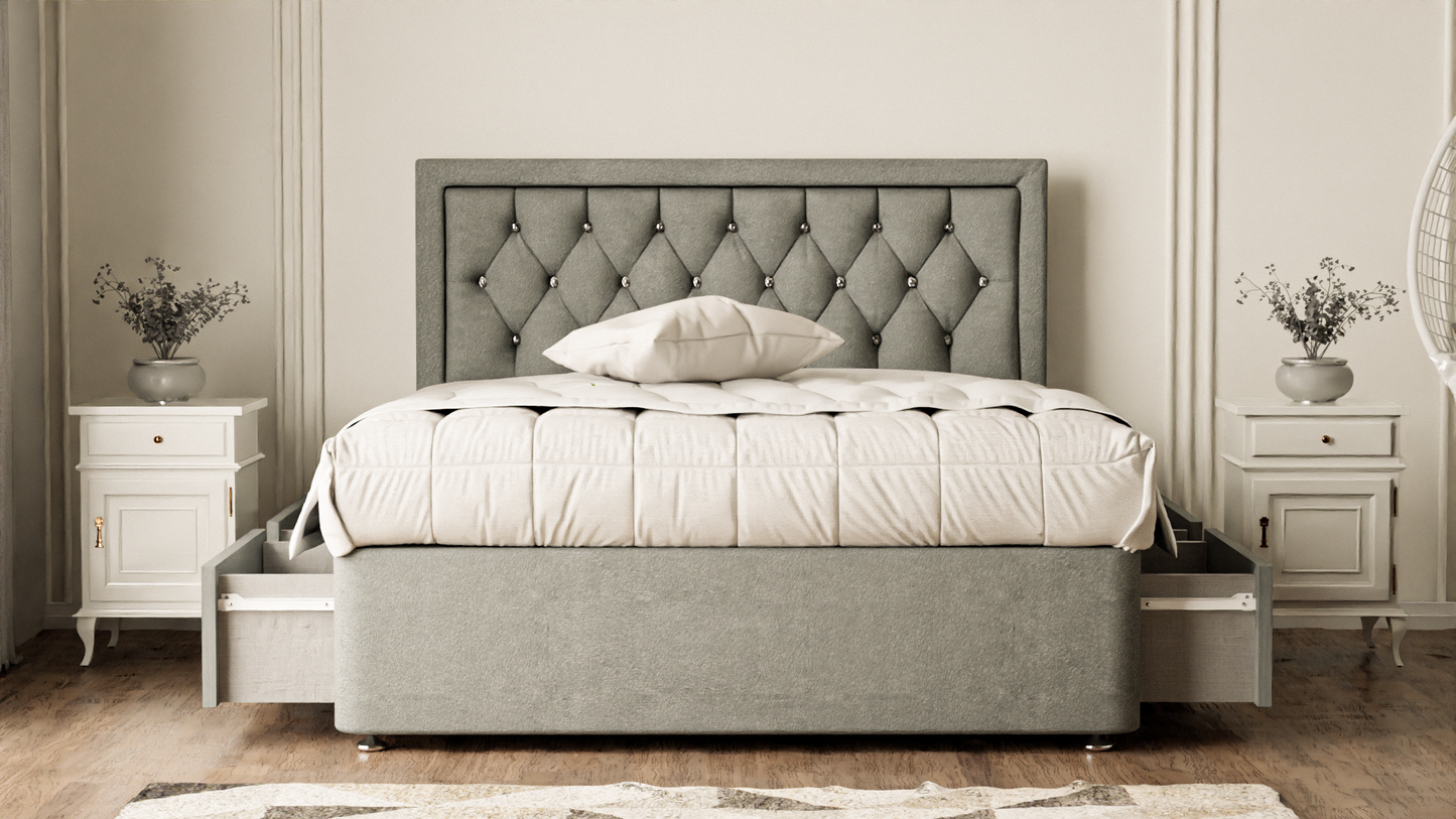 Madrid Chesterfield Divan Bed