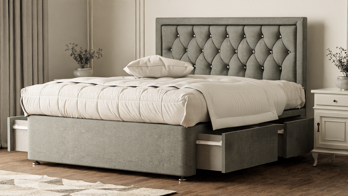 Madrid Chesterfield Divan Bed