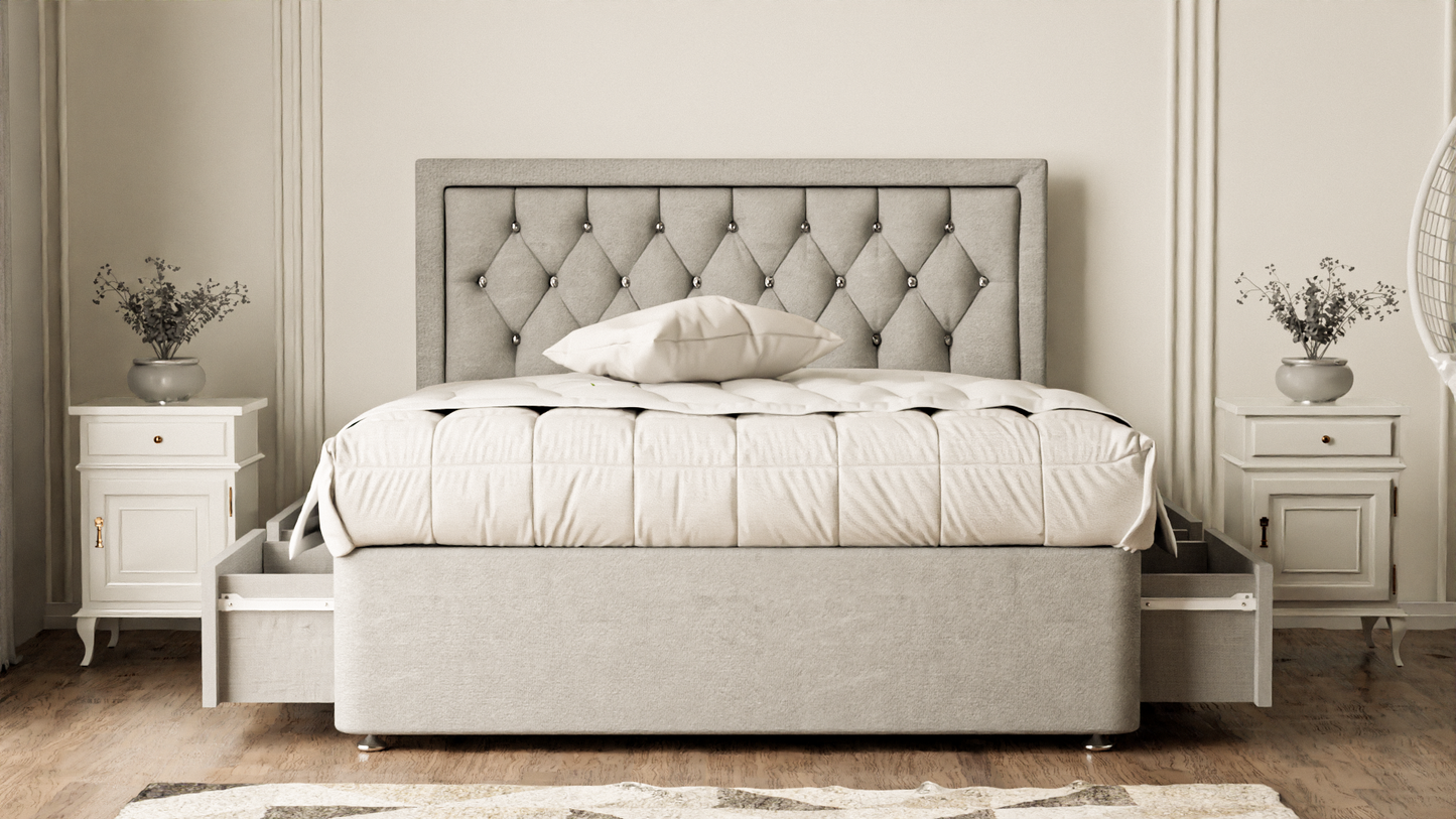 Madrid Chesterfield Divan Bed