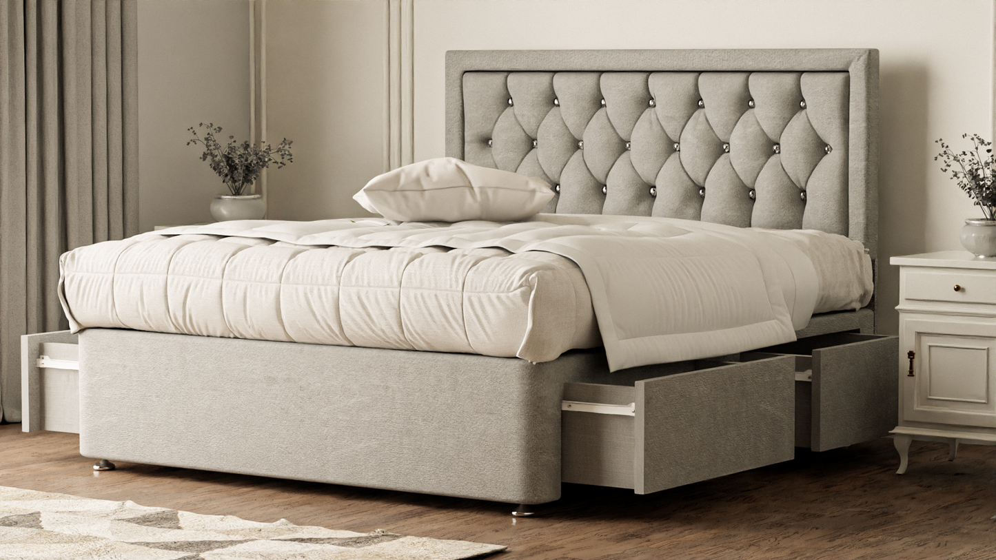 Madrid Chesterfield Divan Bed