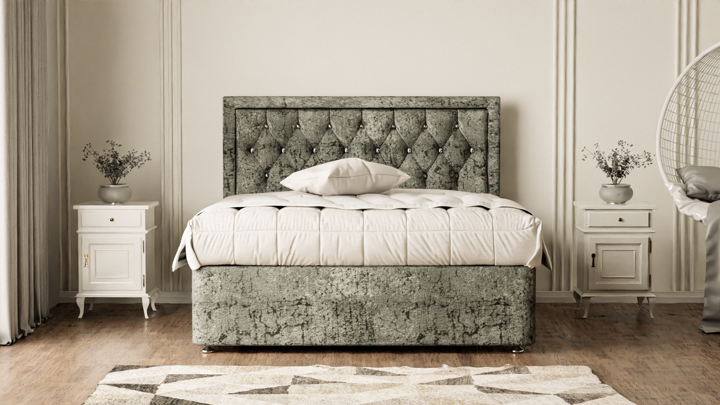 Madrid Chesterfield Divan Bed