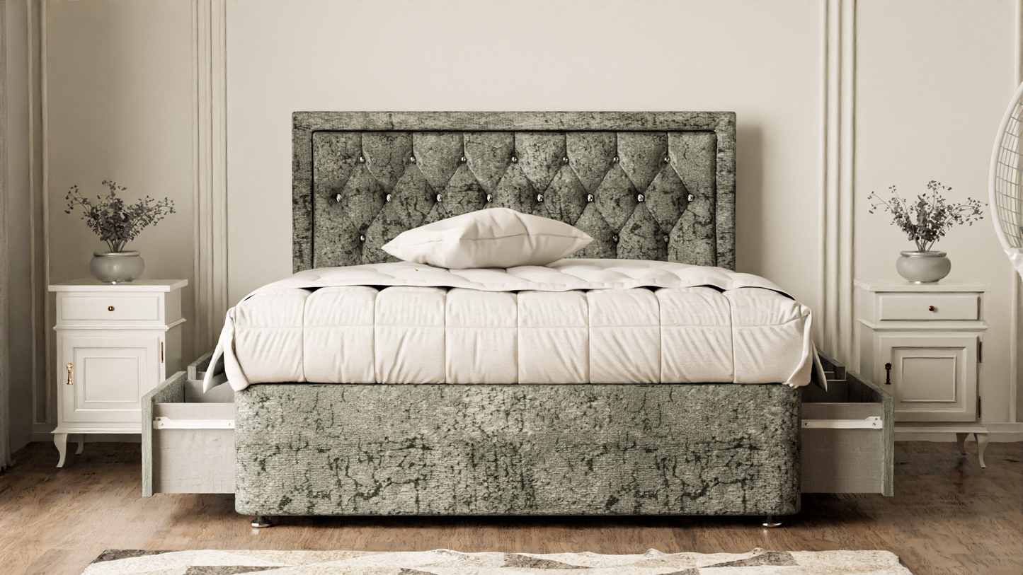 Madrid Chesterfield Divan Bed