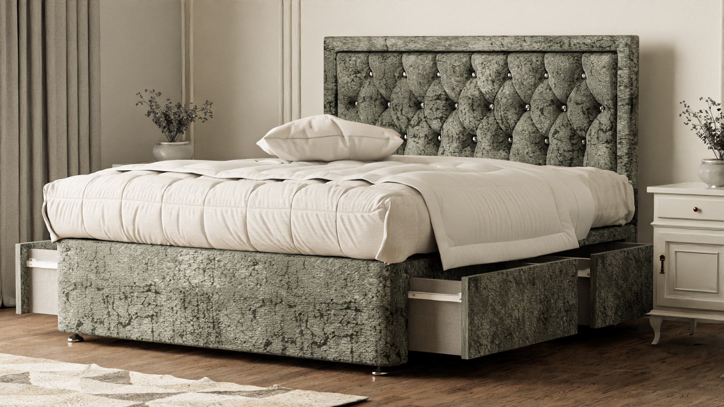 Madrid Chesterfield Divan Bed