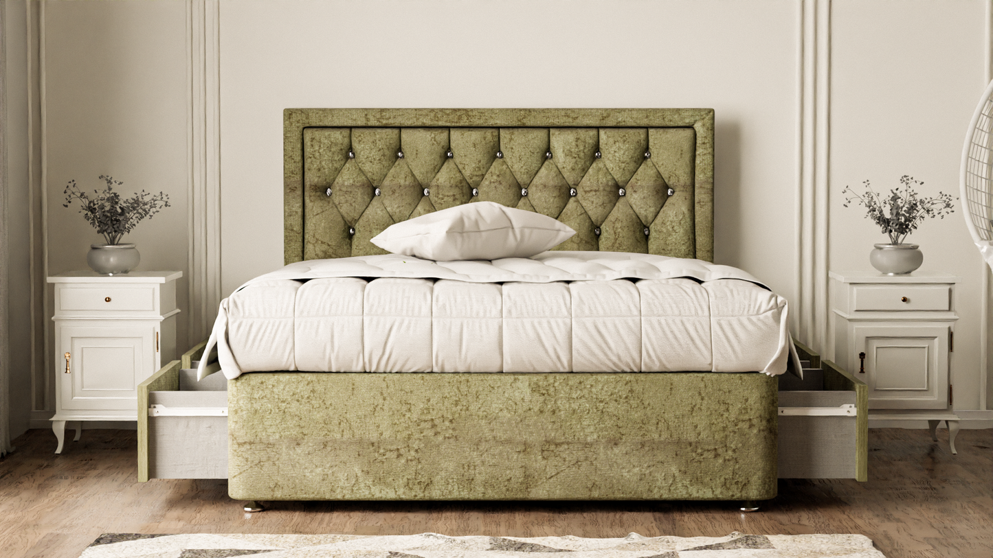 Madrid Chesterfield Divan Bed
