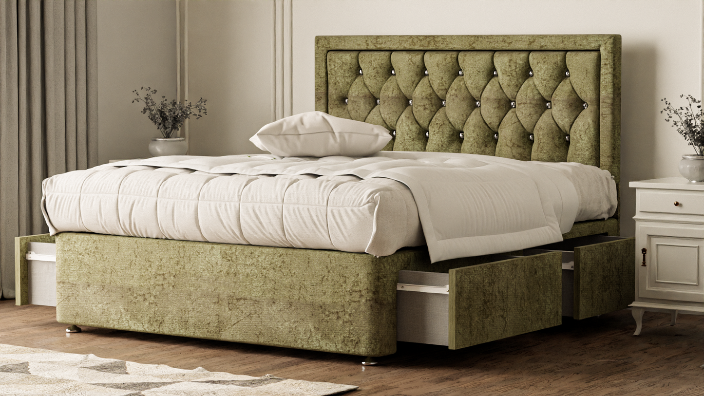 Madrid Chesterfield Divan Bed