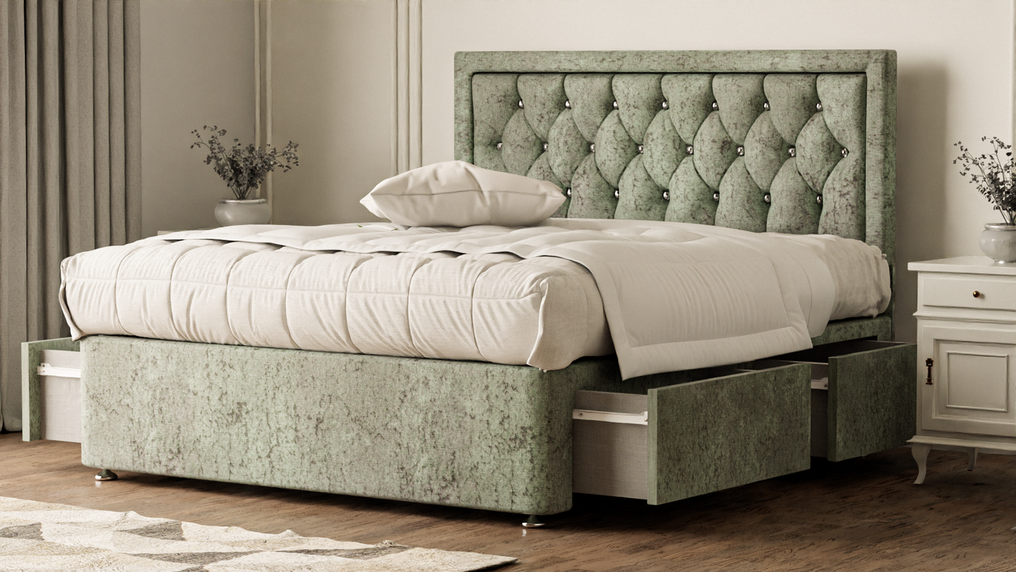 Madrid Chesterfield Divan Bed