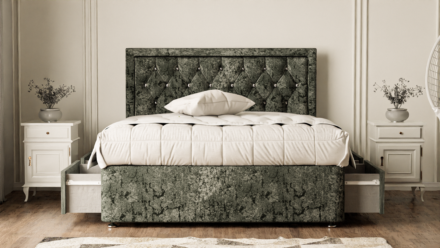 Madrid Chesterfield Divan Bed