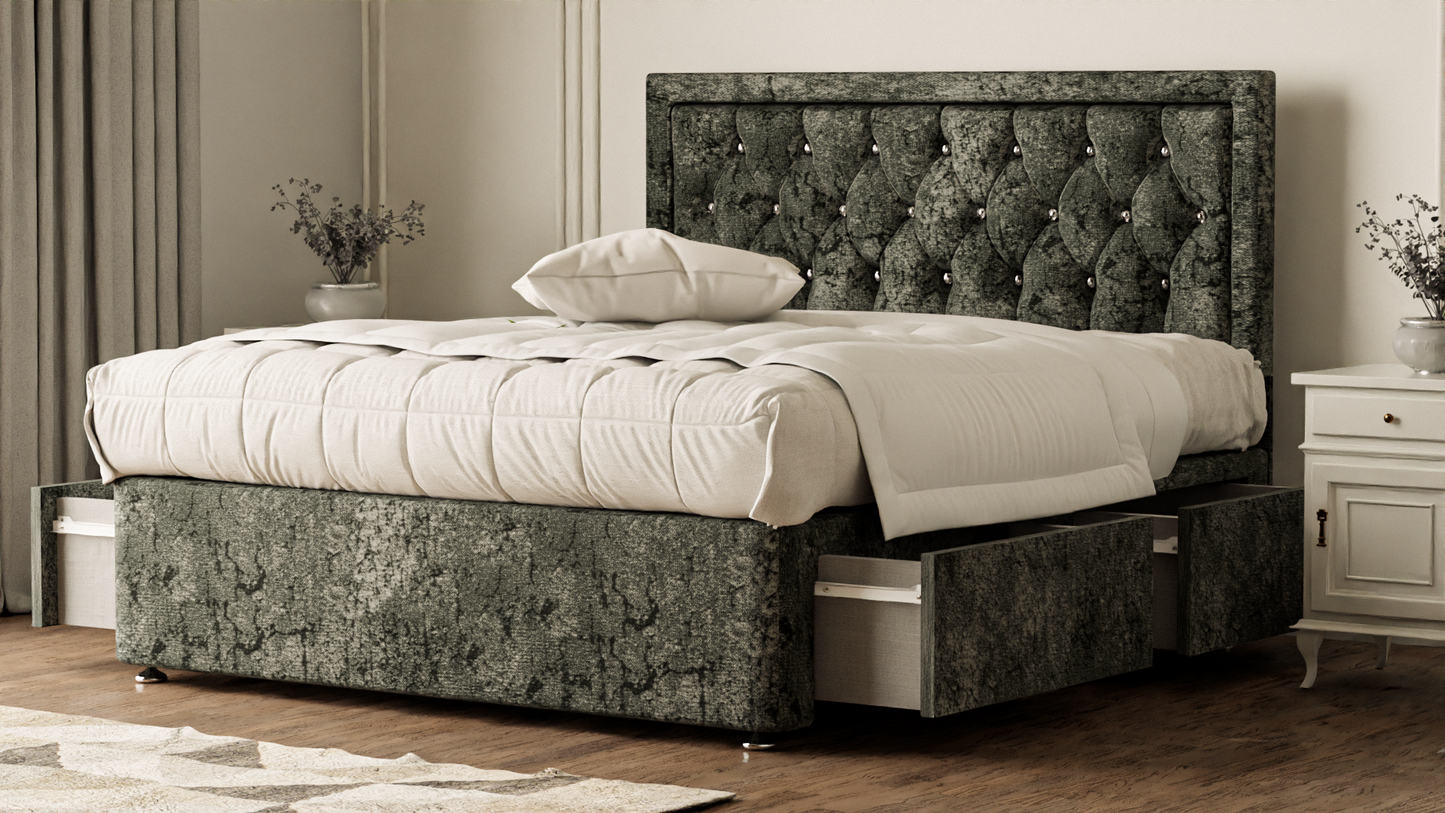 Madrid Chesterfield Divan Bed