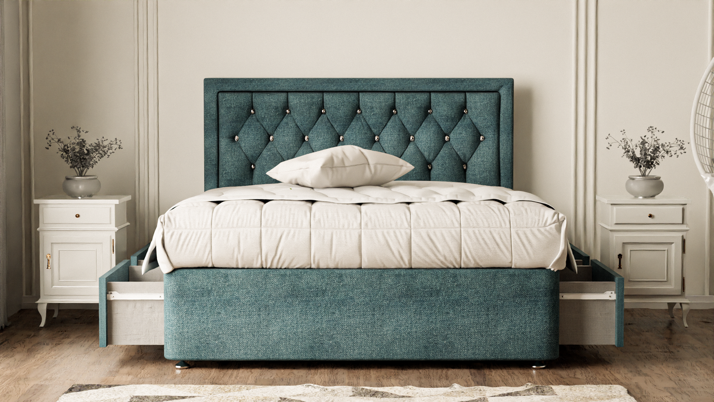 Madrid Chesterfield Divan Bed