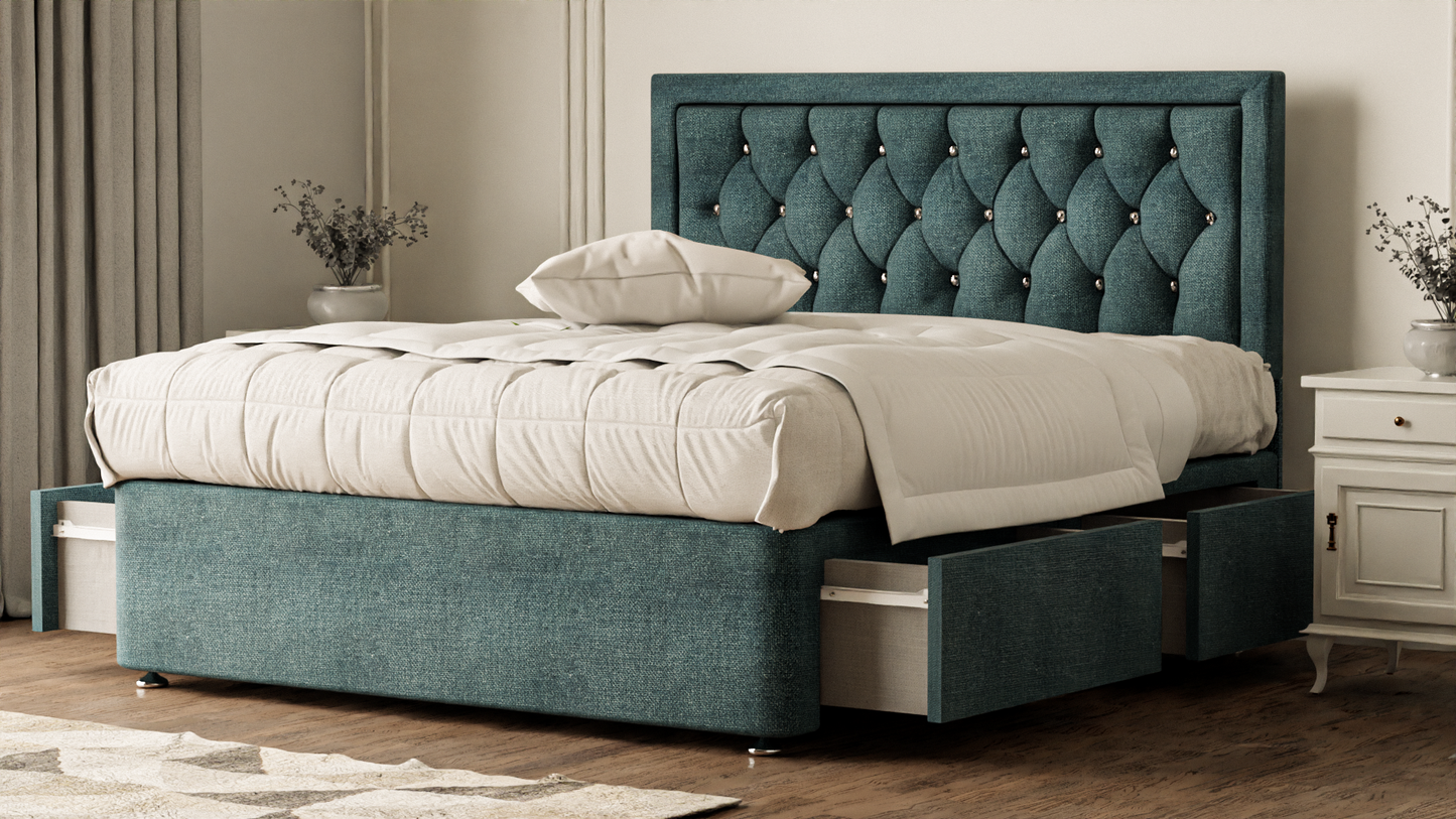 Madrid Chesterfield Divan Bed