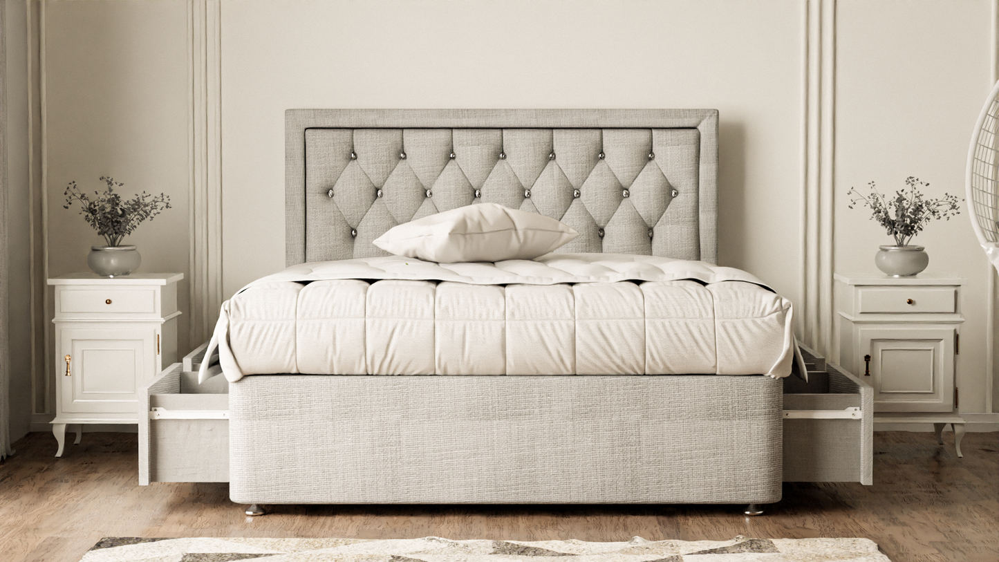 Madrid Chesterfield Divan Bed