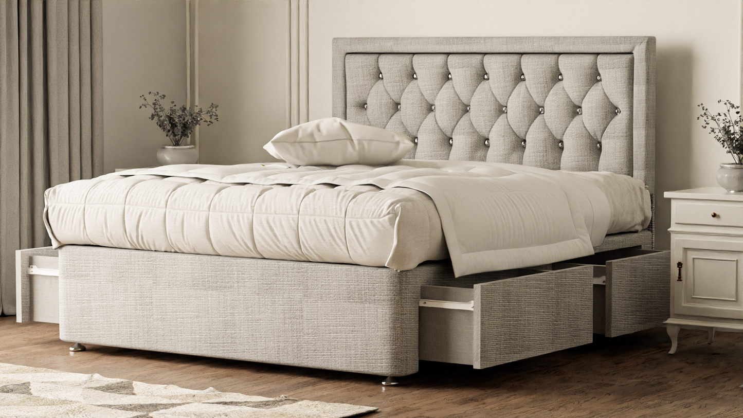 Madrid Chesterfield Divan Bed