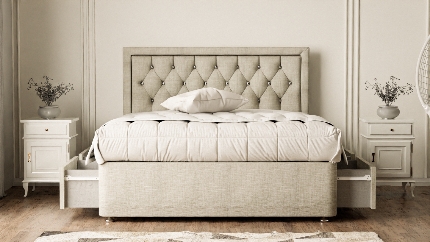 Madrid Chesterfield Divan Bed