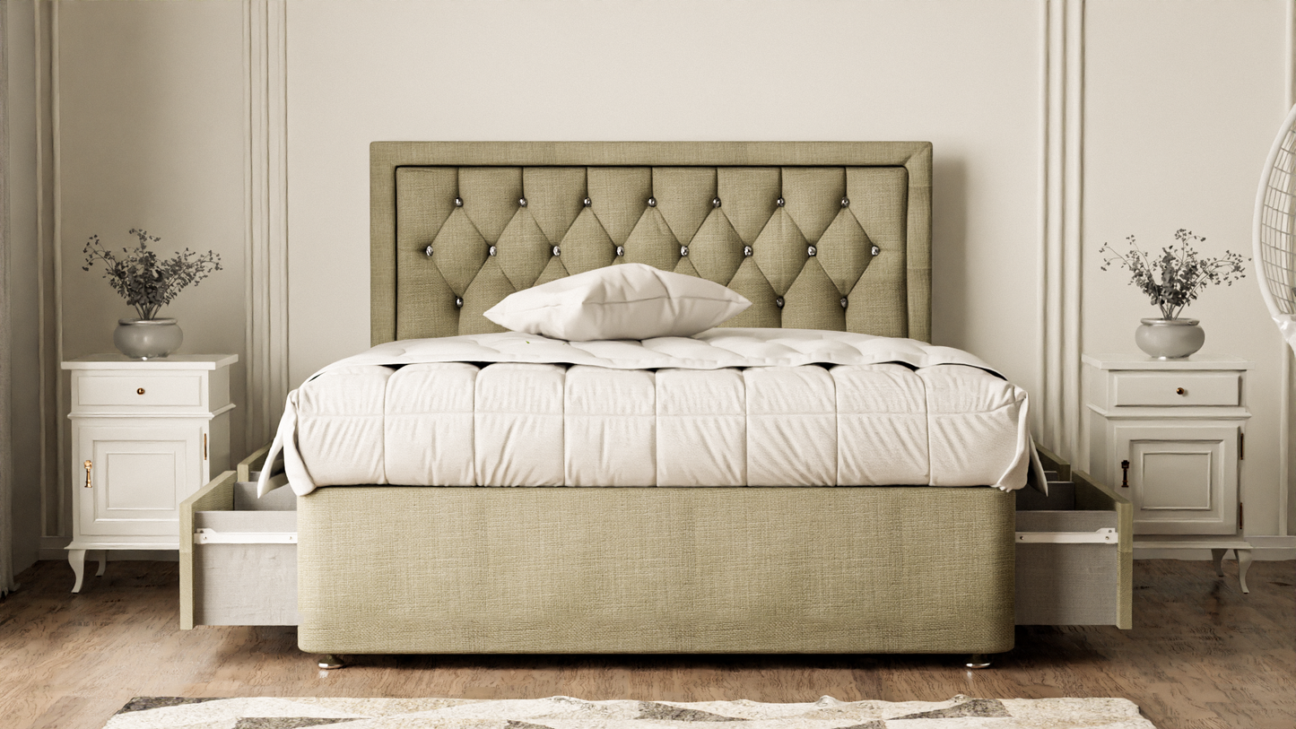 Madrid Chesterfield Divan Bed