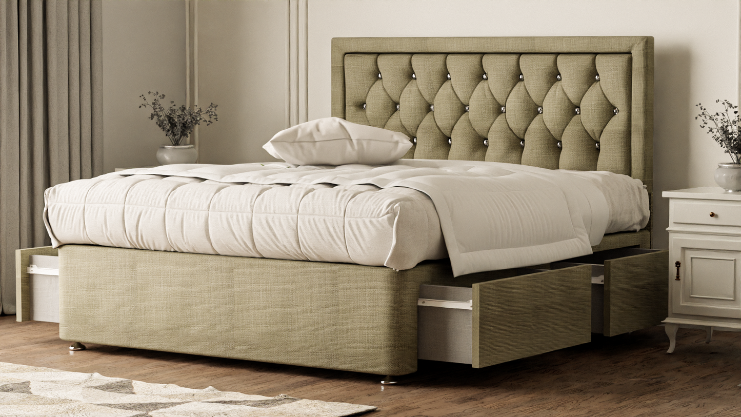 Madrid Chesterfield Divan Bed